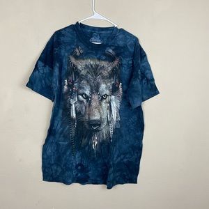 Vintage The Mountain manimals 2011 Wolf  t-shirt